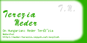 terezia meder business card